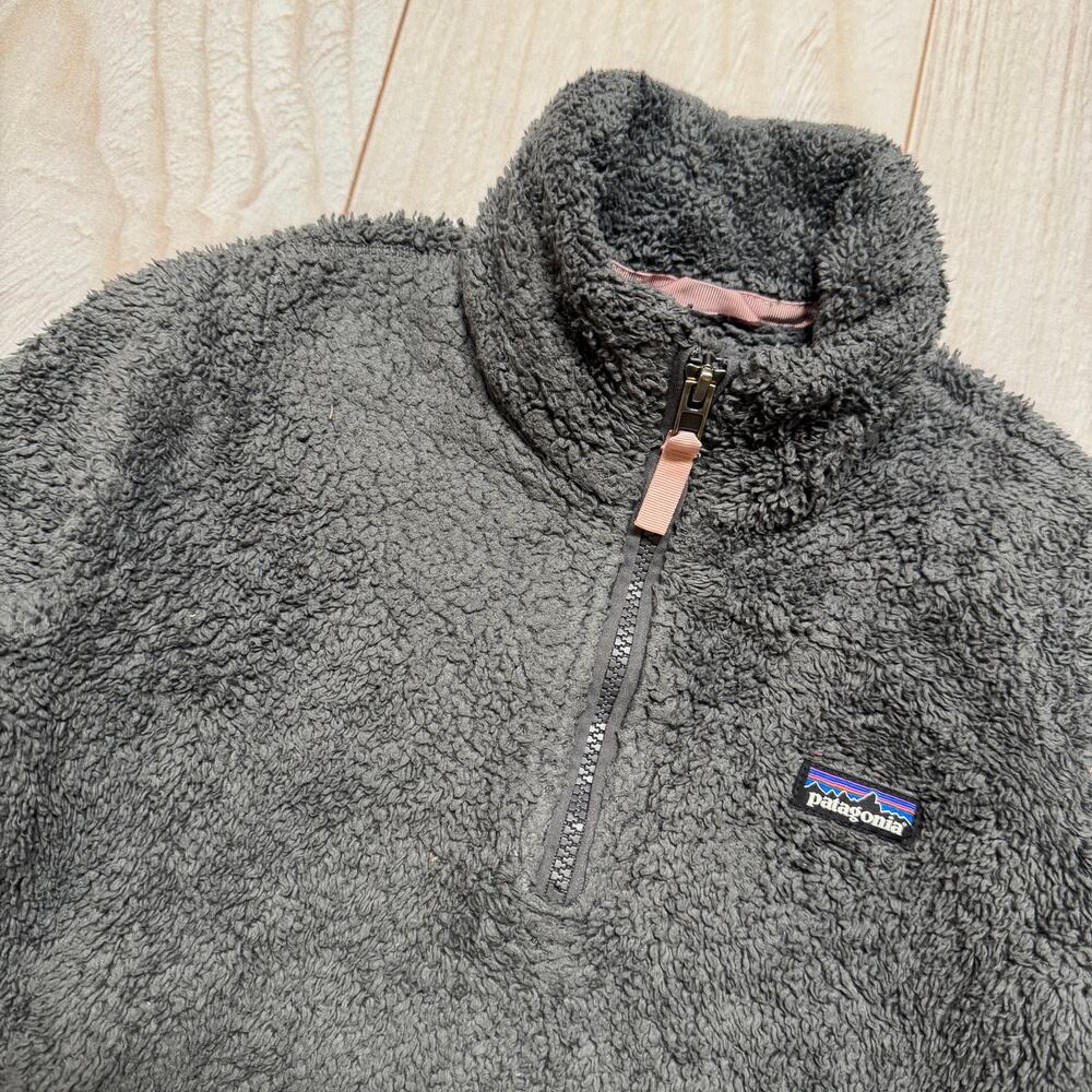 Lot of 2 Patagonia Girls S 7-8 Los Gatos 1/4 Zip Fleece pullover sweater Bundle - Picture 10 of 12